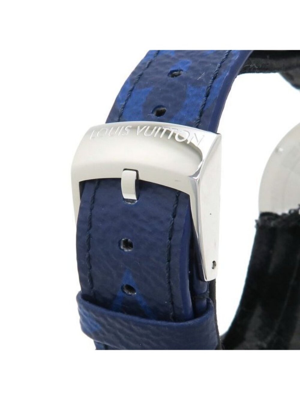 Louis Vuitton Tambour Slim Monogram Watch View 4